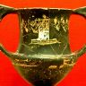 Pella Archeological Museum - Flask Depicting a Trireme 001