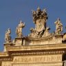 some of the statues which are placed around St. Peters place