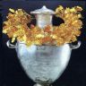 Vergina Archeological Museum - Silver Urn with Golden Wreath of Alexandre IV 002