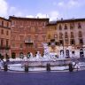 Piazza Navona, agosto 1990